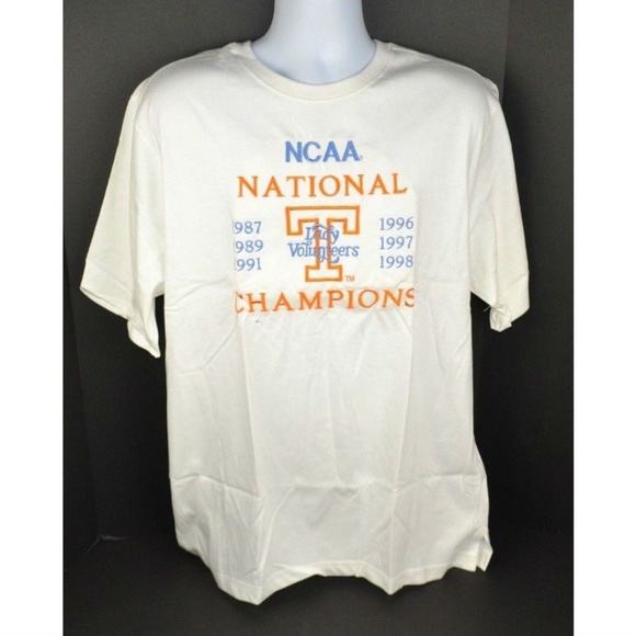 Vintage 1998 Tennessee Lady Vols 6-Time National Champs T-Shirt Pat Summitt NOS - Picture 1 of 4